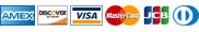 American Express, Discover, Visa, MasterCard, JCB, Diners Club