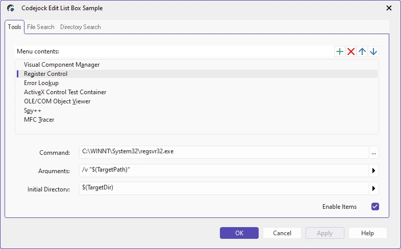 Edit List Box