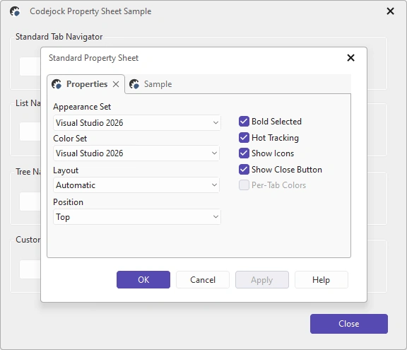 Property Sheet