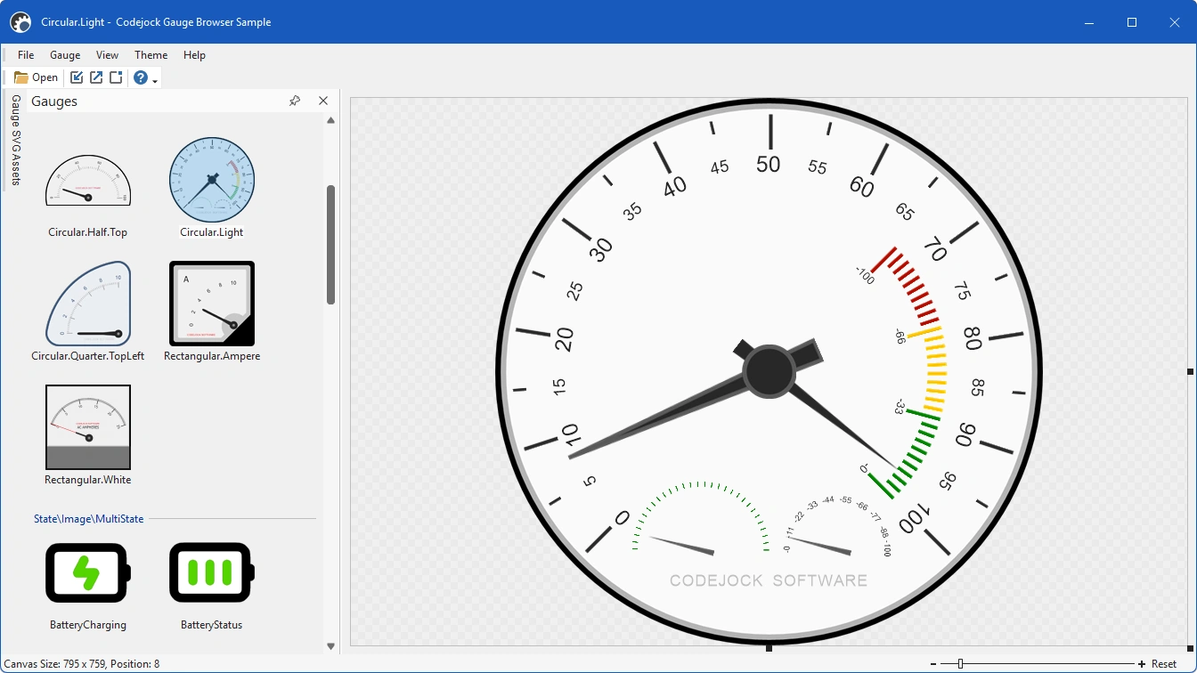 Gauge Browser