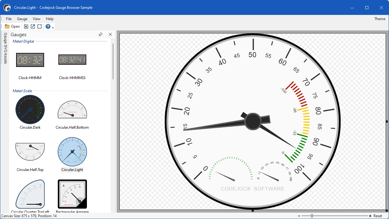 Gauge Browser