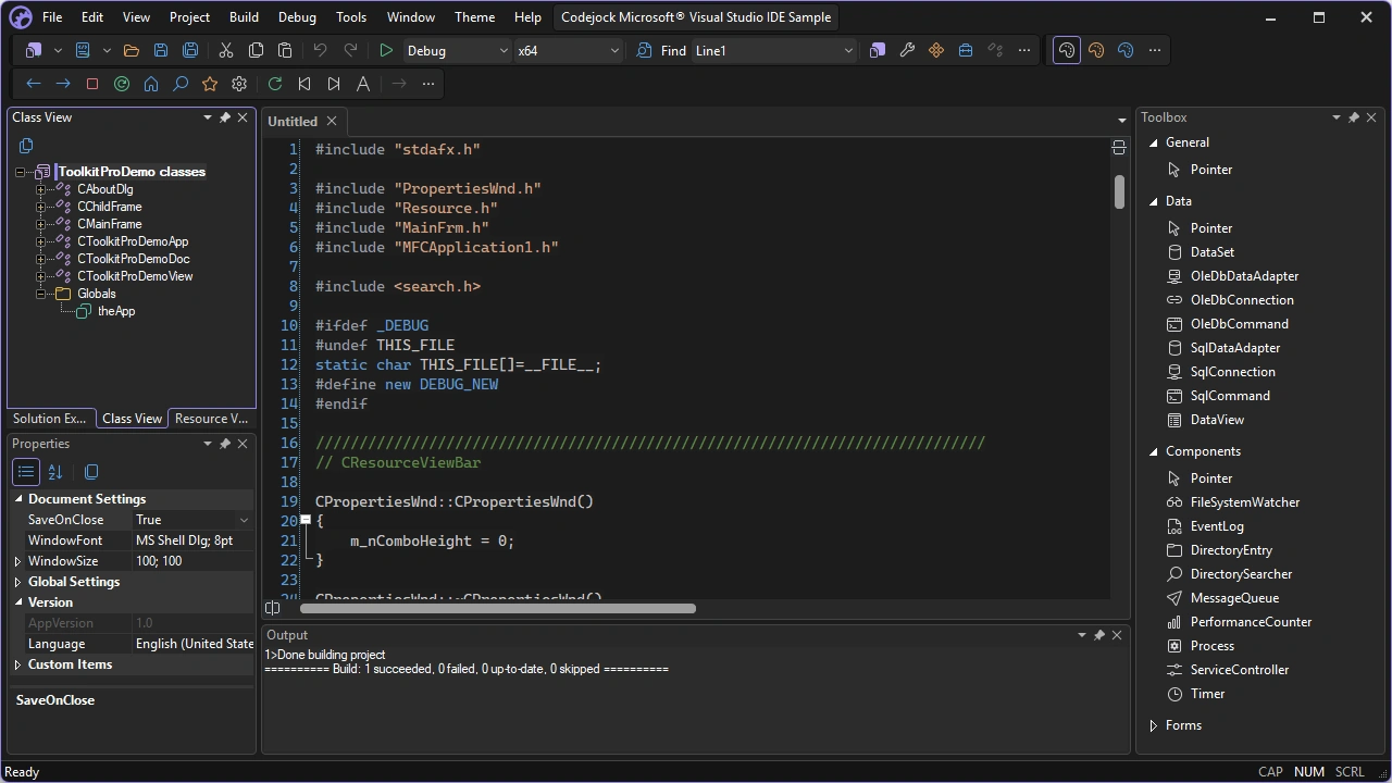 Visual Studio GUI