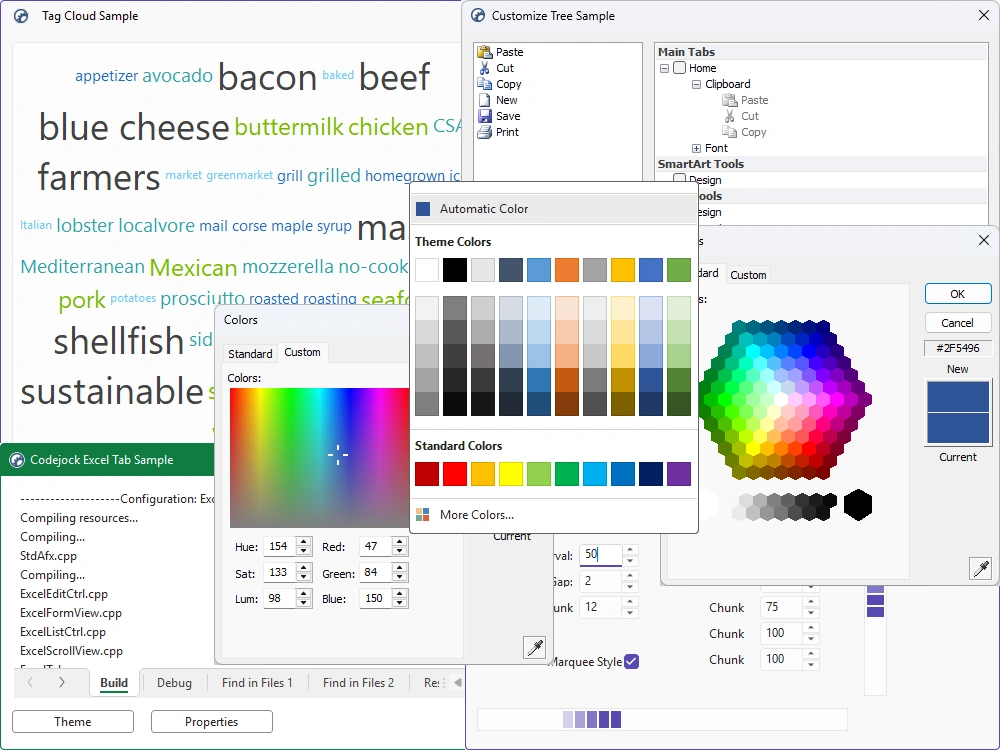 Controls, Markup, Skinning, and Syntax Editing