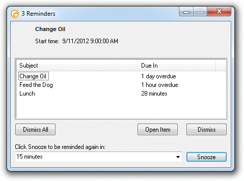 Reminders Manager