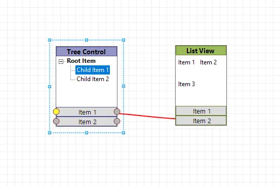 Flow graph embedded controls example