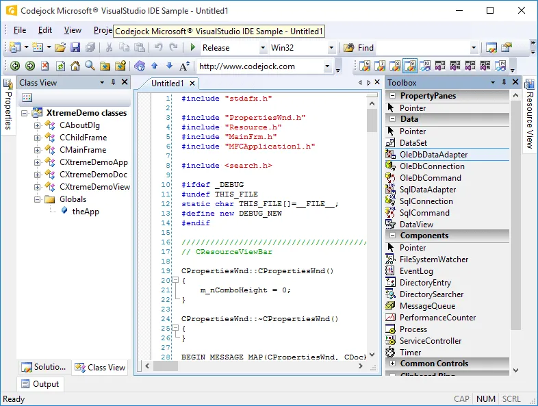 Visual Studio 2008 Theme Support showcase