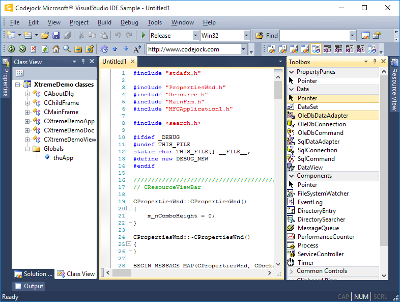 Visual Studio 2010 Theme Support