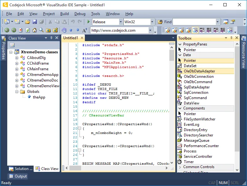 Visual Studio 2010 Theme Support showcase