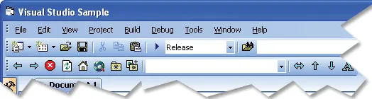 Office 2003 Toolbars example