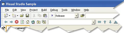 Office XP Toolbars example