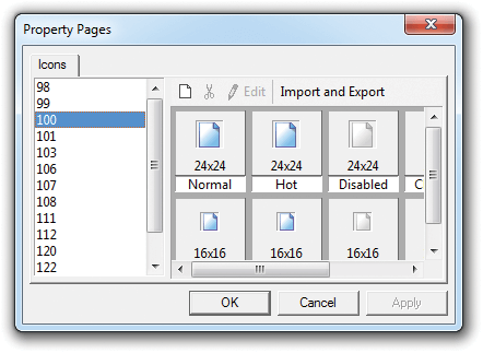 Add, Edit, Copy, Delete and Modify Command Bar Images