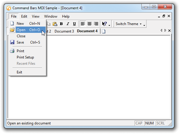 Office 2000 Theme Support