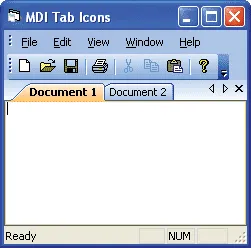 Tab icons hidden example