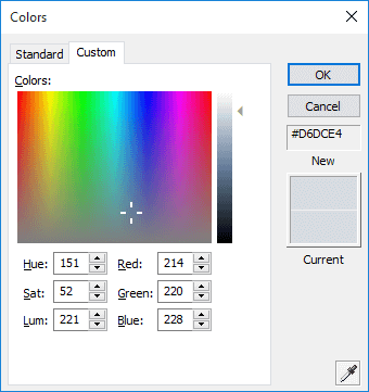 Custom Color Page