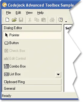 Visual Studio Style Toolbox showcase