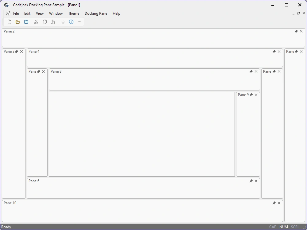 Configurable docking pane tabs