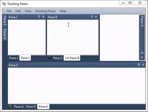 Visio Style Docking preview