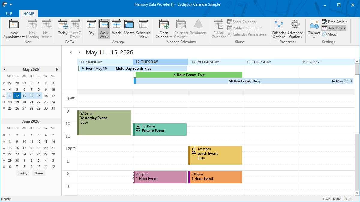Grid Control data presentation