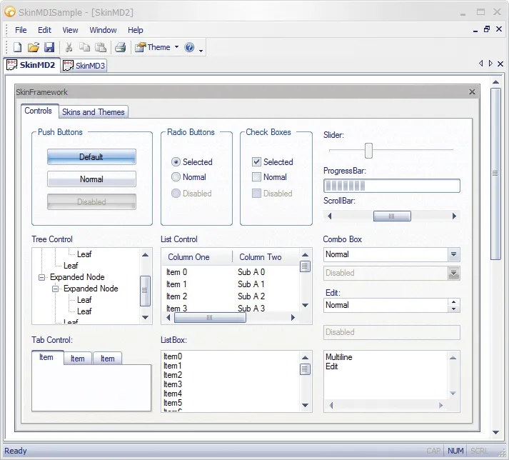 Office 2007 Aqua Visual Style preview