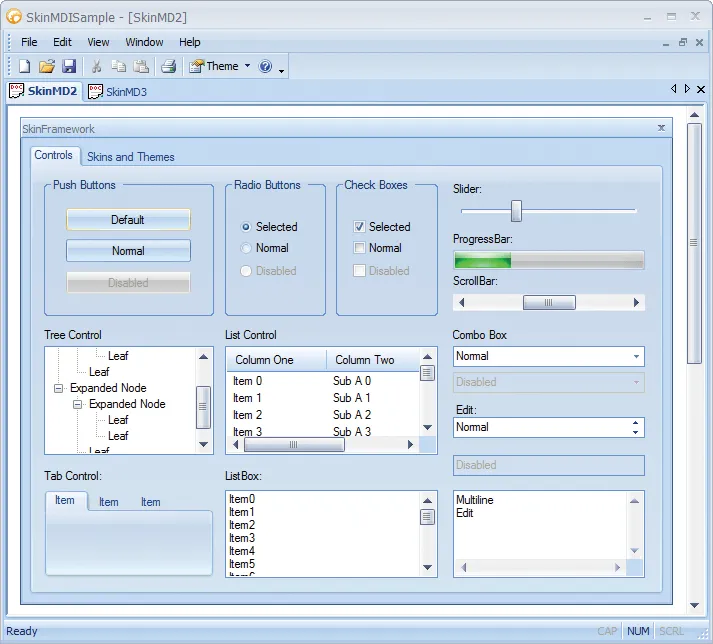 Office 2007 Blue Visual Style preview