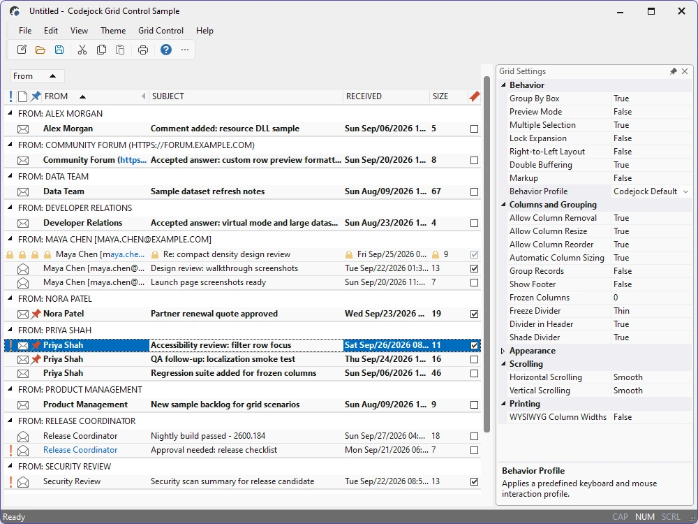 Grid Control and reporting feature overview