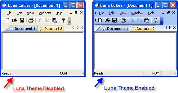 Luna Theme Disabled