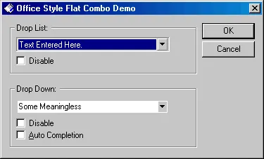 Office Style Combo Box