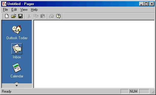 Outlook Style Menu and Pager Control