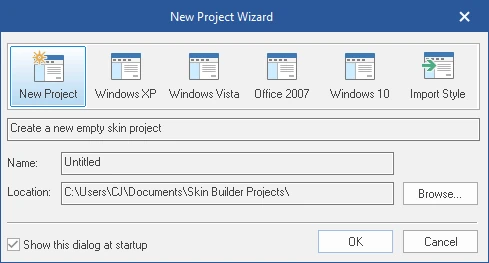 New Project Wizard